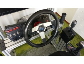 fanatec adapterplate steeringwheel jouets de construction l'adaptateur volant direction 3d print model - Mito3D