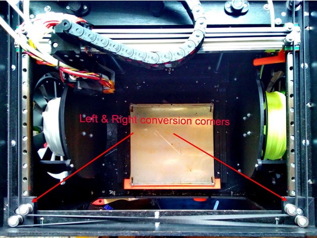 h-bot corexy velocista de conversão Impressora 3d peças cinto prendedor tensor da correia núcleo xy ohb h bot sprinter 3D print model - Mito3D