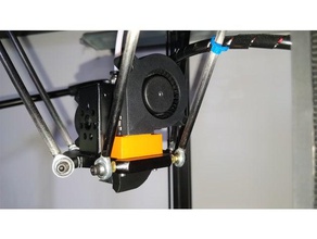anycubic kossel fan-adapter 3d-Drucker Teile - adapter delta Lüfter fan radial radial-Lüfter upgrade 3d print model - Mito3D