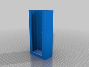 my customized parametric wall holder remote control + 1mm organization 3d print model - Mito3D