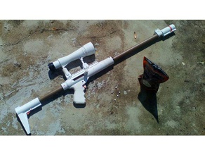 airsoft 3d sport & outdoors airgun homemade 3d print model - Mito3D