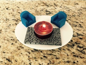 tealight candle holder - multi color household supplies multi-color multi-part multicolor multicolour 3d print model - Mito3D