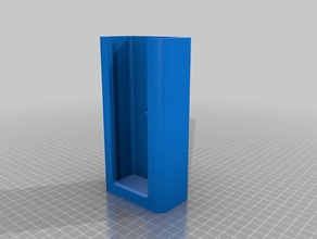 my customized parametric wall holder remote control v2 organization 3d print model - Mito3D
