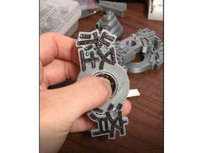 keizai lisse jouets & jeux fidget spinner handspinner 3d print model - Mito3D