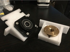 hypercube evolution hevo t10mm lead screw anti backlask bearing holder 3d printer parts evo 3d print model - Mito3D