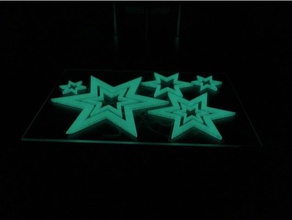 base étoile décor étoiles 3d print model - Mito3D