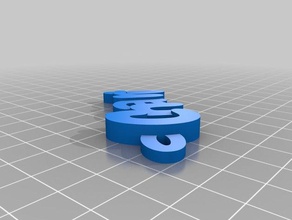 charl keychains customized 3d print model - Mito3D