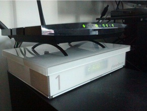 modem router ayakların, td-w8970 ofis ayak yönlendirici spacer 3d print model - Mito3D
