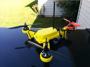 mini tricopter-remix r c vehicles minitricopter tricopter multicopter multirotor 3d print model - Mito3D