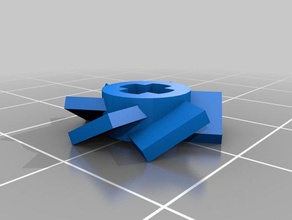 meine angepasste lego technic Propeller hobby kundengebundene 3d print model - Mito3D