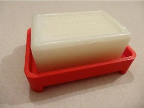 porte savon - soap dish bathroom porte-savon 3d print model - Mito3D