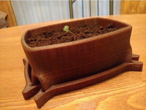 bonsai drip tray humidity outdoor & garden plant planter pot tree flower gardening 3d print model - Mito3D