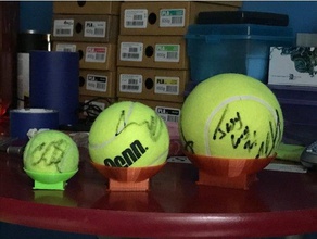 tennis ball holder organization storage 3d print model - Mito3D