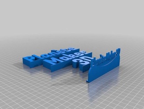 plano de te maker 3d A impressão 3d print model - Mito3D