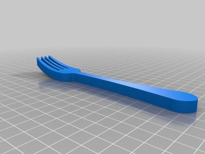 fork kitchen & dining 3d print model - Mito3D
