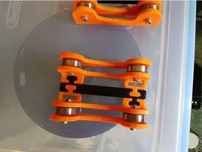 customizable spool stand - 50mm jigsaw 3d printer accessories holder 3d print model - Mito3D