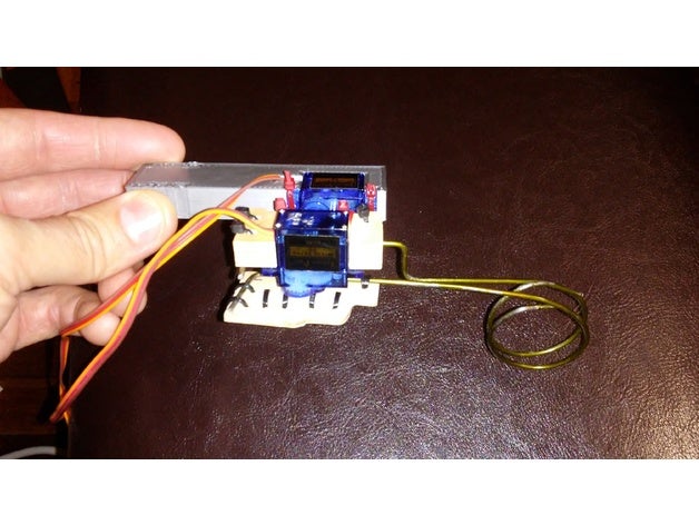 gripper rekabet Robotik robot sg90 servo 3D print model - Mito3D