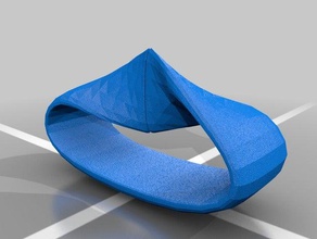 mobius stip sculture art la scultura topologia 3d print model - Mito3D