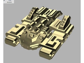 tank 3d printing design machine robot zortrax m200 3d print model - Mito3D