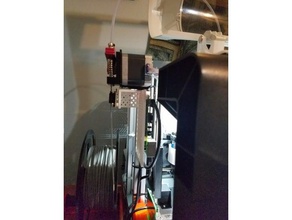 rpi filament sensor mount da vinci jr 3d printers davincijr xyz 3d print model - Mito3D