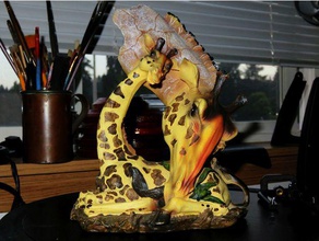 giraffa giovani 3d print model - Mito3D