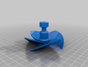 rock vaso de la polea del ventilador hobby 3d print model - Mito3D