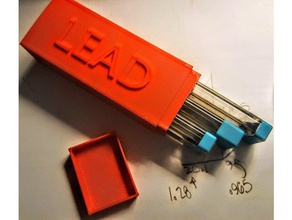 pentel punta di matita titolare utensili & caselle 3d print model - Mito3D