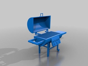 char grill cuisine et salle à manger 3d print model - Mito3D