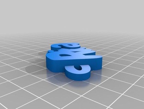 rika Schlüsselanhänger kundengebundene 3d print model - Mito3D