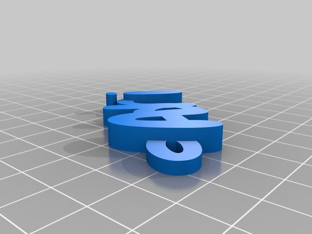 adri Schlüsselanhänger kundengebundene 3D print model - Mito3D