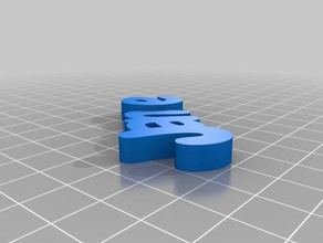 jane Schlüsselanhänger kundengebundene 3d print model - Mito3D