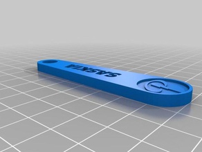 my customized custom keychain proto buildbar logo2 keychains 3d print model - Mito3D