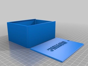 box 2 containers customized 3d print model - Mito3D