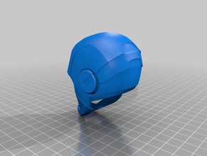 ironman skull 3d printing 3dmodel art cosplay customized desktop helmet mask model movie prop thing 3d print model - Mito3D