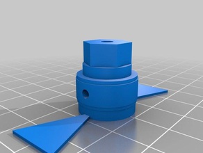 12mm hex hub 6mm shaft motor 3d printing 3d print model - Mito3D
