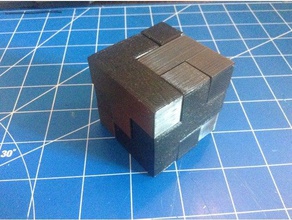 gribonval s cube Spiele Denkaufgabe brain teaser puzzle Rätsel 3d print model - Mito3D
