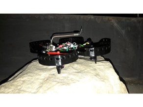 çerçeve v3 cam mount entegre beecheese yarı kanallı mikro Kare r c araçlar peynir drohne drone fra kanalı gerçek İHA mini quadcopter multicopter quadrocopter küçük bir çığlık 3d print model - Mito3D