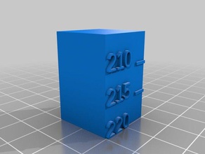 minitorre La impresión en 3d de las pruebas personalizado 3d print model - Mito3D