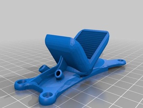 astrox interruttore di 35 gradi, la piastra superiore centro montaggio videocamera La stampa 3d 3d print model - Mito3D