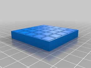 il mio personalizzato fliptrix - stampa-in-place a matrice di punti stile flip display bordo giocattoli meccanici su misura 3d print model - Mito3D