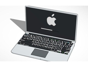 apple laptop 3d printing 3d print model - Mito3D