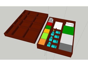caverna oyun Ekle foamcore oyuncak & aksesuarları boardgame tahta oyunu yerleştirin Organizatör kutu ev aletleri 3d print model - Mito3D