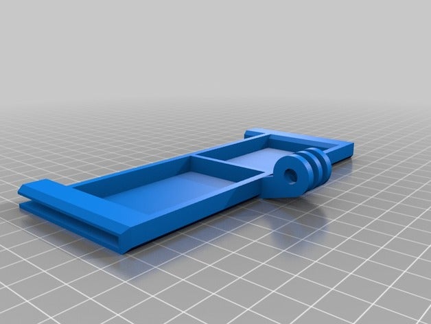 anet a6 gopro cama de apoyo v2 Impresora 3d accesorios la montaje cámara 3D print model - Mito3D