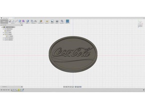 coca-cola coaster kitchen & dining coca cola drink 3d print model - Mito3D