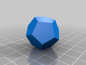 o dodecaedro arte da matemática personalizado 3d print model - Mito3D