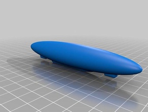 dirigible vehículos 3d print model - Mito3D
