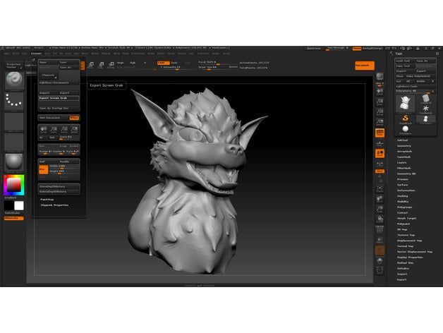 arcanine testa sculture 3D print model - Mito3D