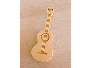 gitar kısa ola 3d baskı 3d print model - Mito3D