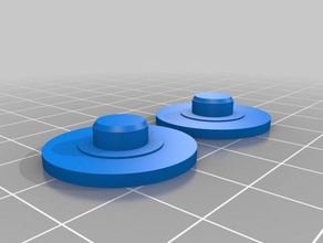 fidget giratório caps brinquedos & games cap 3d print model - Mito3D