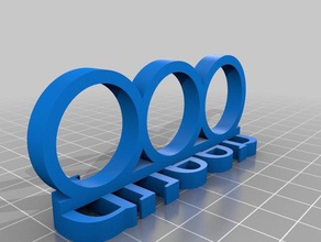 meu personalizados chefe multiring cutomizable anéis personalizado 3d print model - Mito3D
